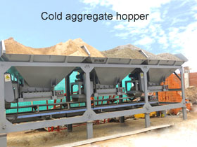 cold aggregate hopper