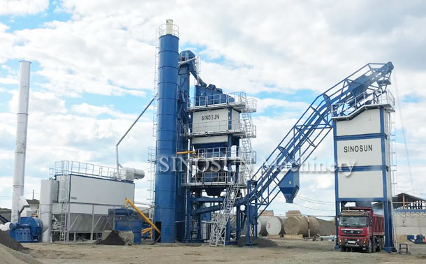Asphalt Mixing Plant in RUSSIA - SAP120
