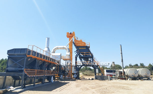 Mobile Asphalt Mixing Plant in Morocco - MAP1700