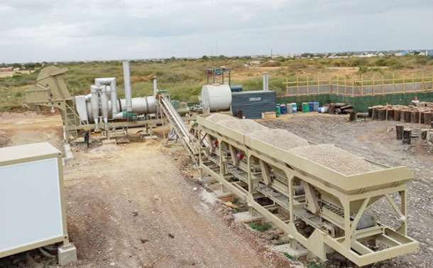 Mobile Asphalt Plant in Somalia - CAP40M