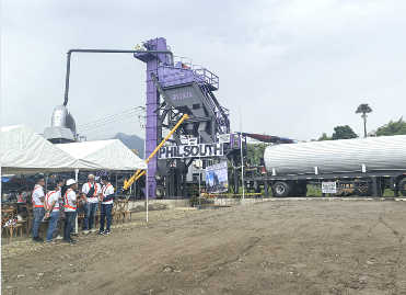 attend groundbreaking ceremony of the client's asphalt plant in the Philippi
